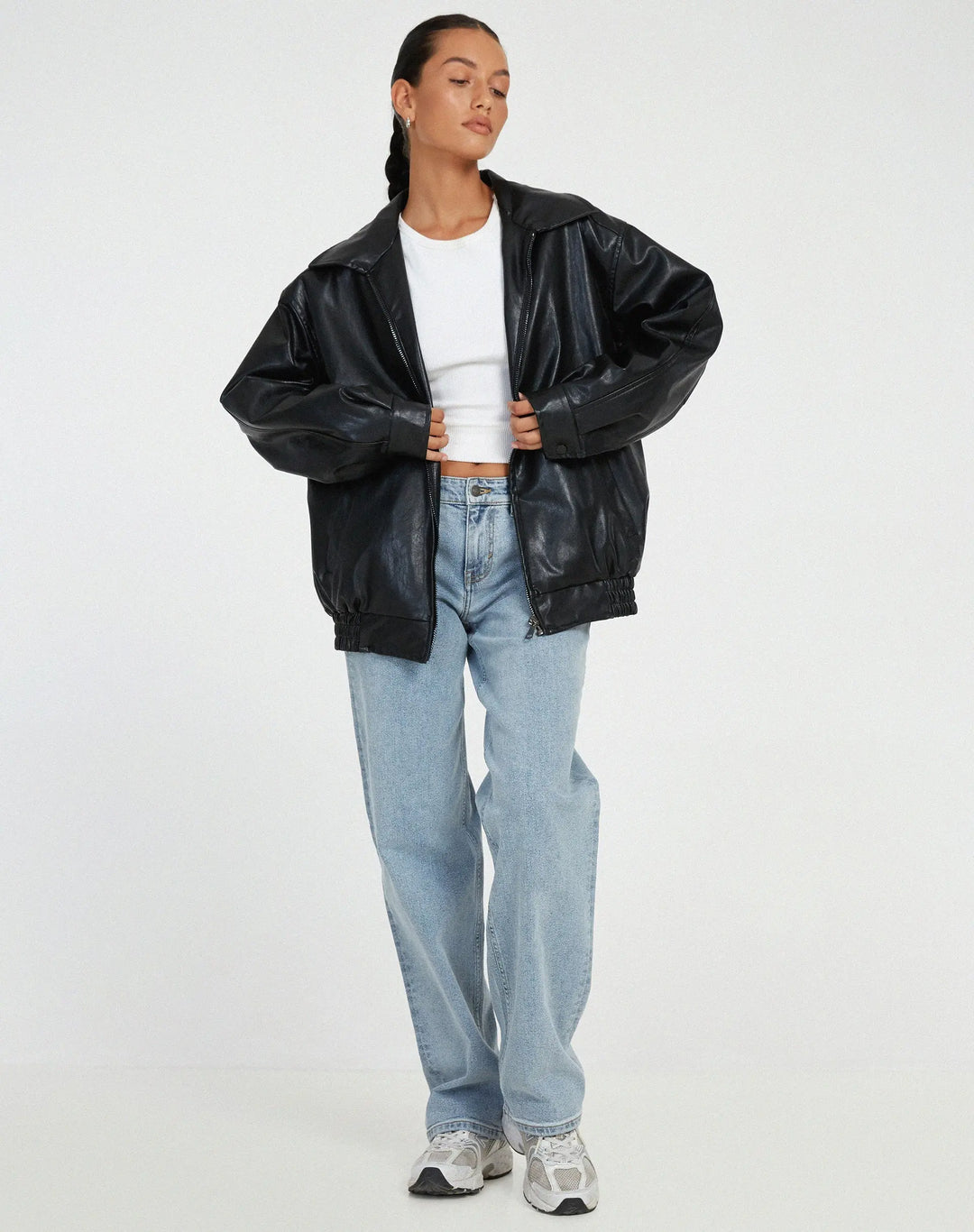 VIVA™ Oversized Leren jas - Ava Mode