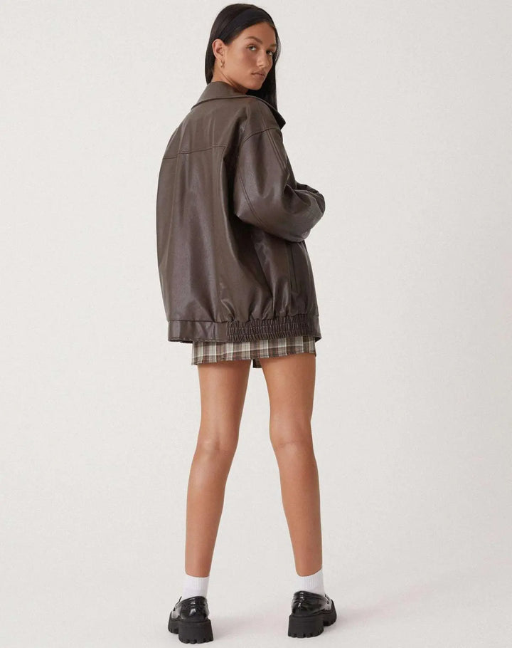 VIVA™ Oversized Leren jas - Ava Mode